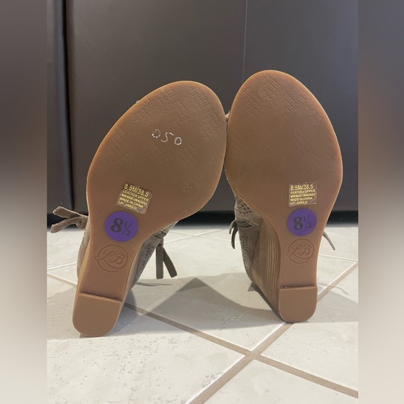 Lucky Brand Tan Sandal Bootied - Picture 5 of 8